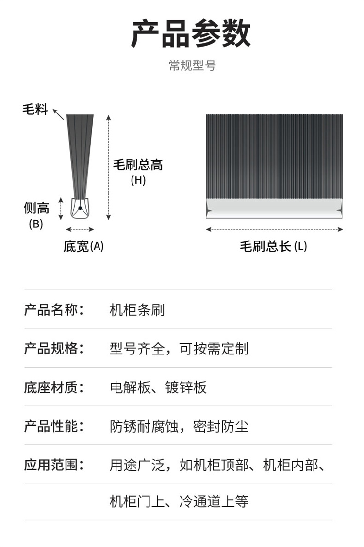 機柜密封毛刷詳情圖09